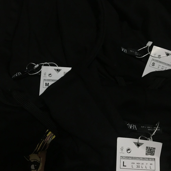 ZARA GIRL PRINTED HOODIE SWEATSHIRT - Picture 6 of 8